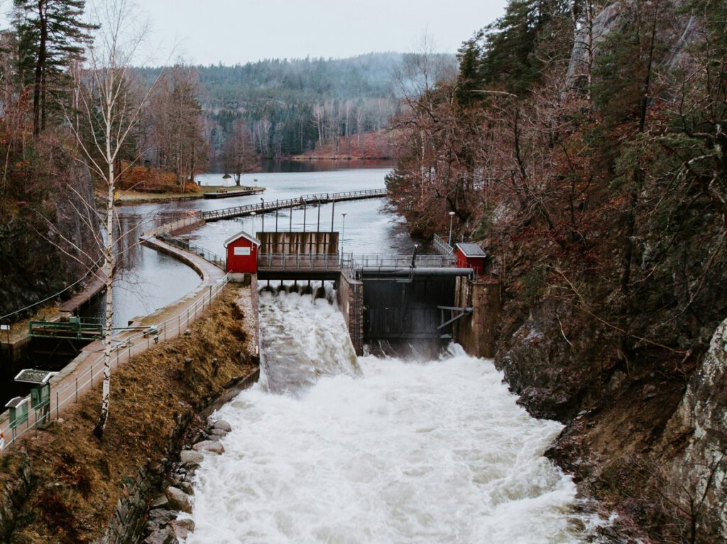 small hydro dam